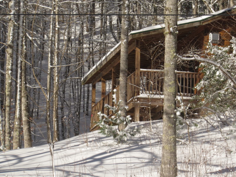 Retreat in winter to this cozy cabin and enjoy the season