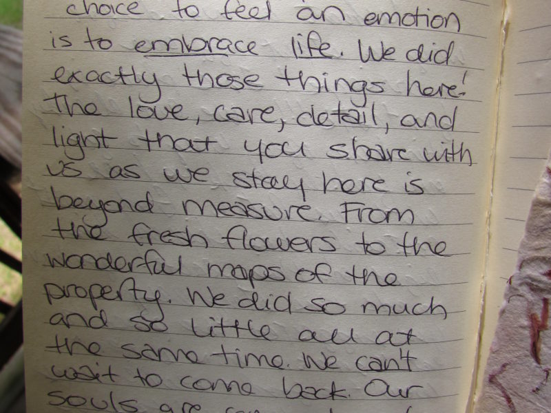 What our guests say about our romantic cabins