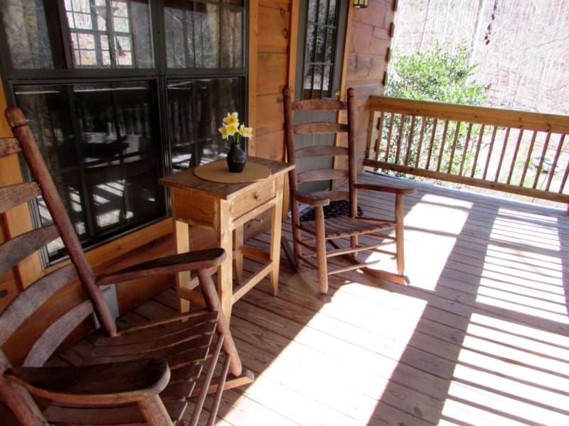 Rocking chairs on the front porch