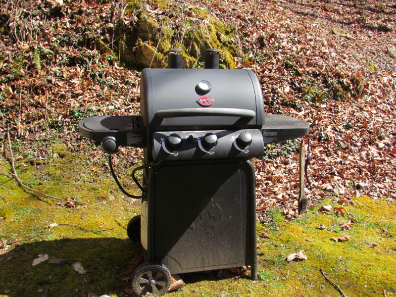 Grill your dinner by the creek in the NC blue ridge mountains near Max Patch at Dancing Sun Cabins