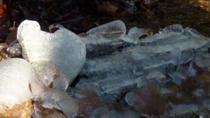 Romantic Heart Rock at our Waterfall just a short hike from your cabin door