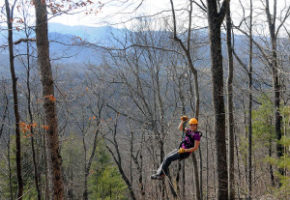 Ziplining