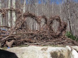 Heart fence at our house